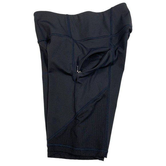 Athleta Women Size XXS Black Bike Shorts with 2 Side Zipper Pockets - Picture 4 of 14